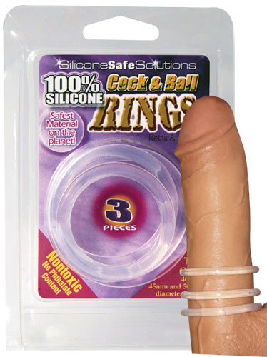 Silicone Cock&Ball Rings Set