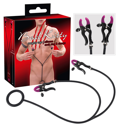 BK cock ring & clamps