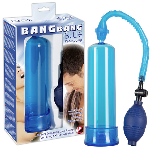 Bang Bang Blue Penis Pump blue