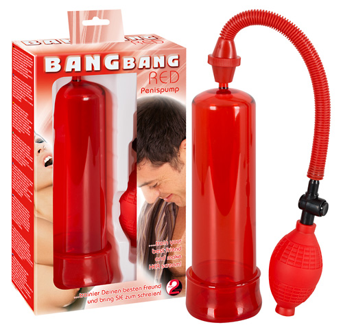 Bang Bang Penis Pump red