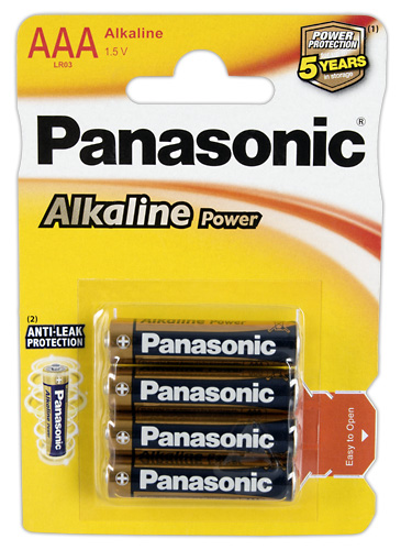 Panasonic Alkaline Micro 4pcs