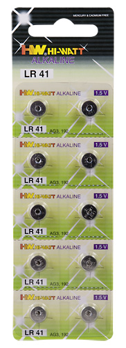 10 LR41 Batteries